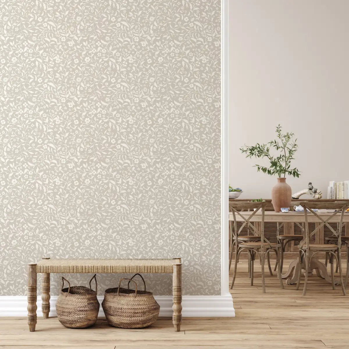 Vallie Wallpaper - Flowers - by Danelys Sidron - Loomwell Home Goods