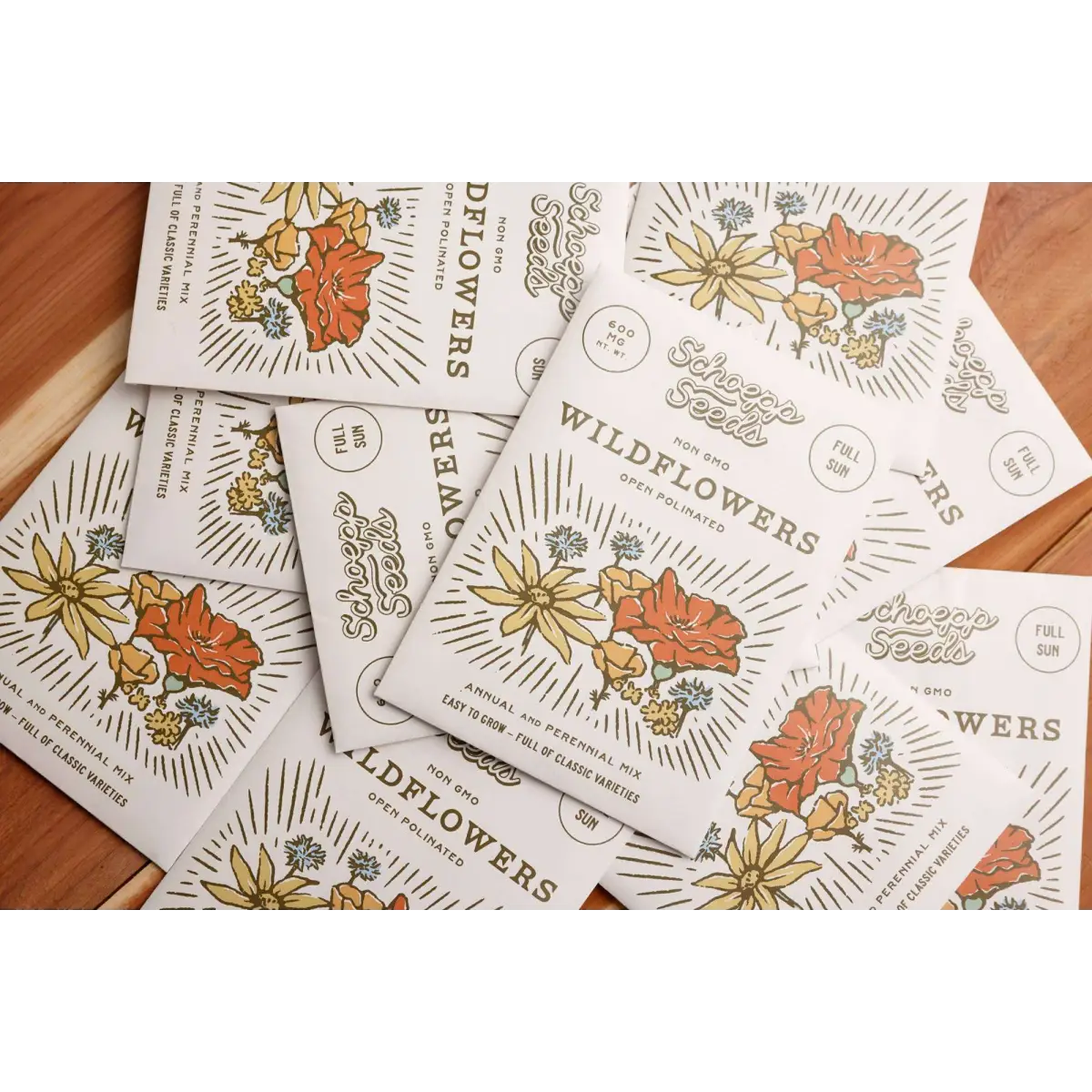 Vegetable and Flower Garden Seeds in Packets - Organic Heirloom - SCHOEPP SEEDS