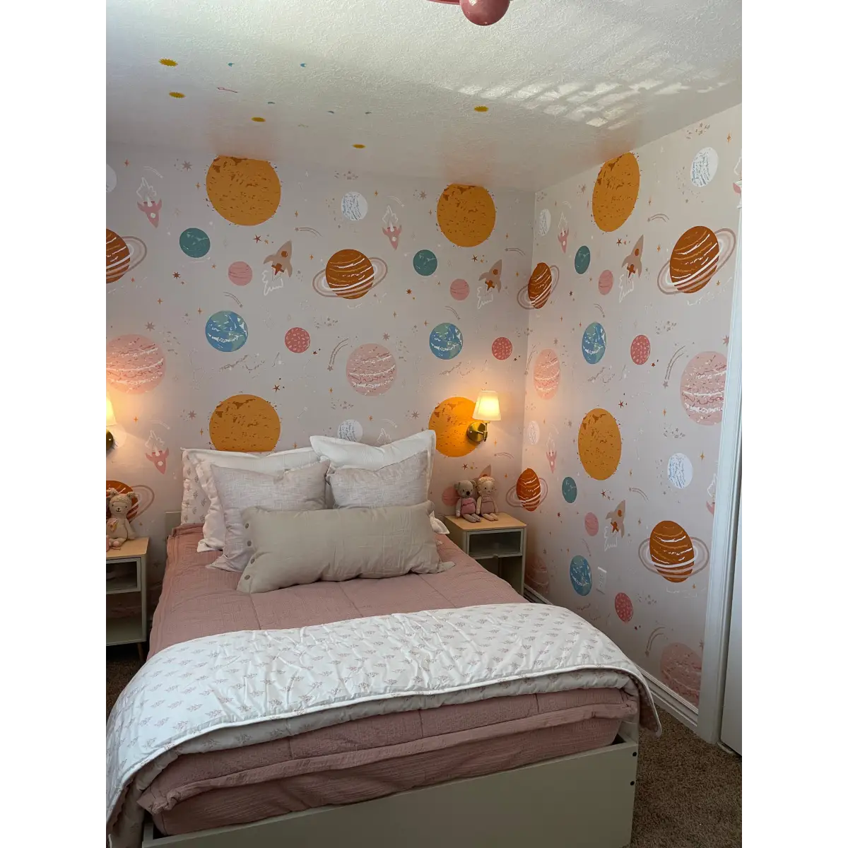 Venus Wallpaper - Planets in Space for Kids - by Antonela Fulir - Loomwell Home Goods