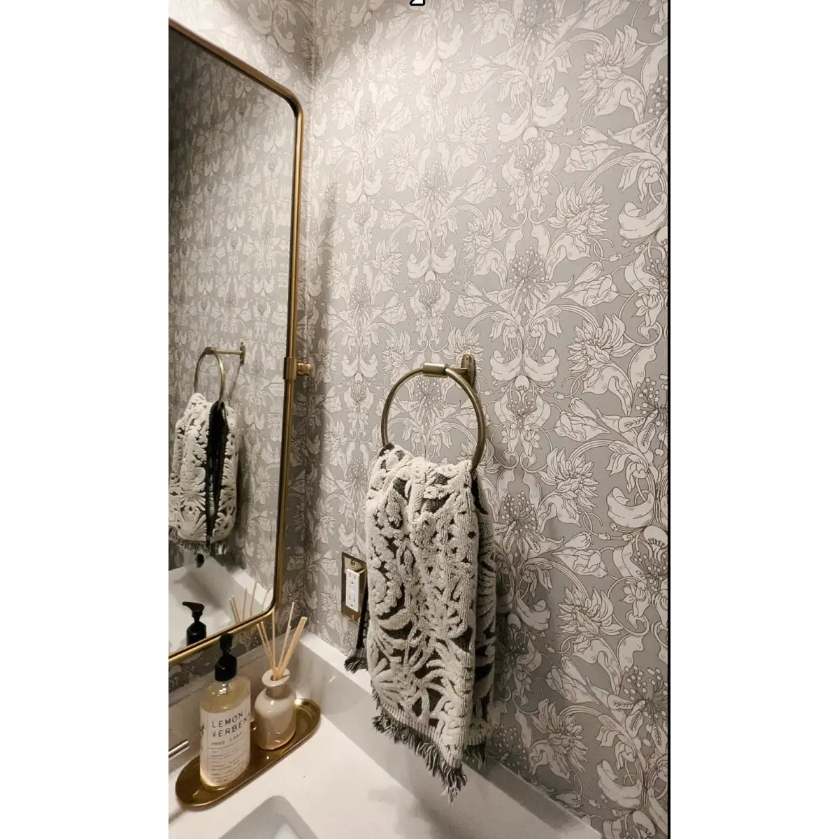 Vera Wallpaper - Botanical Detailed Drawings - by Grateful Artsy Soul - Loomwell Home Goods