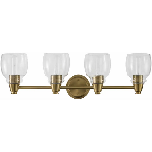 Viguzzolo Brass Wall Sconce - 7’’L x 30’’W x 9’’H Circular - Boutique Rugs