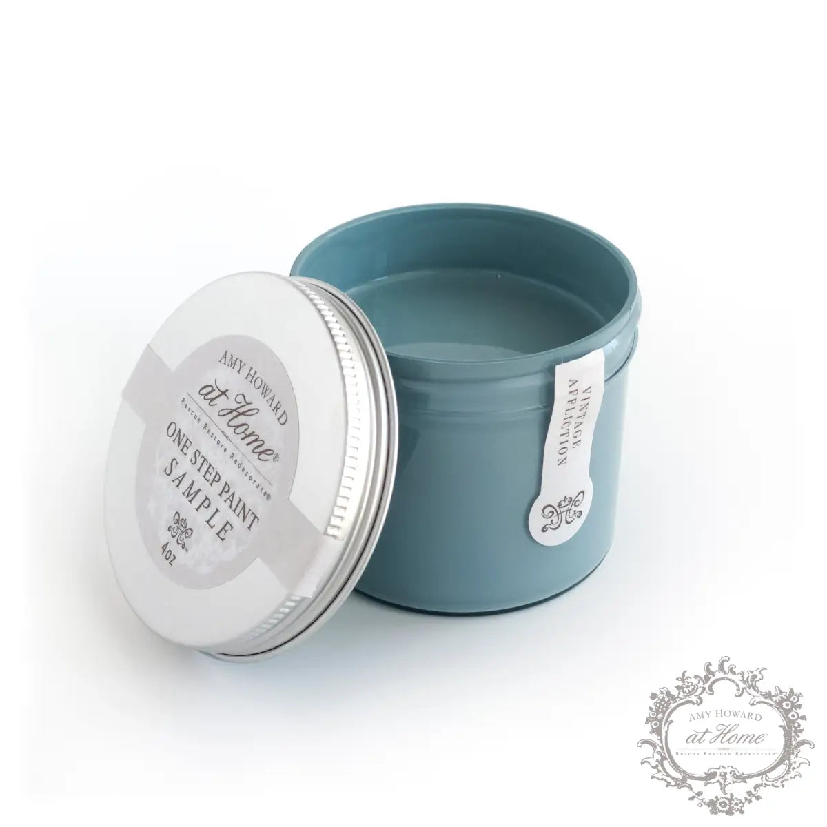 Vintage Affliction Blue Green - One Step Paint - 4oz Sample - Amy Howard At Home