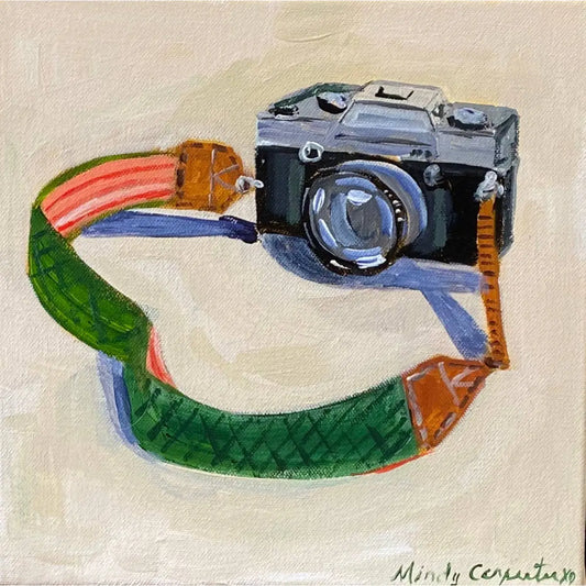 Postcard - Vintage Camera - Carpe Diem Papers