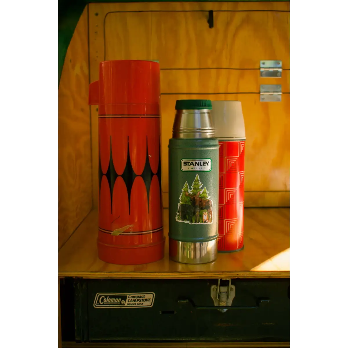 Vintage Thermos Vinyl Sticker - Little Rocks Design