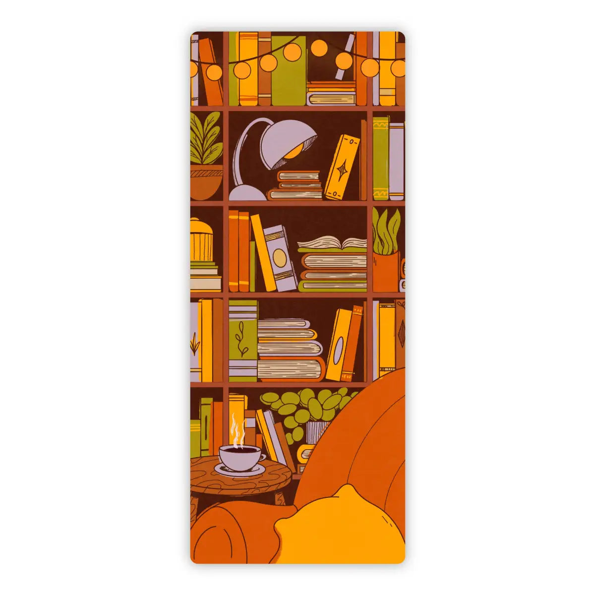 Vinyl Sticker Bookmark - Cozy Bookshelf Corner - Big Moods