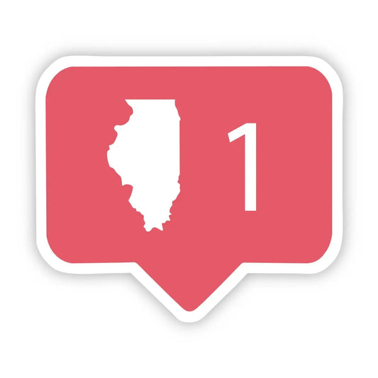 Vinyl Sticker - Illinois Social Media Comment - Big Moods