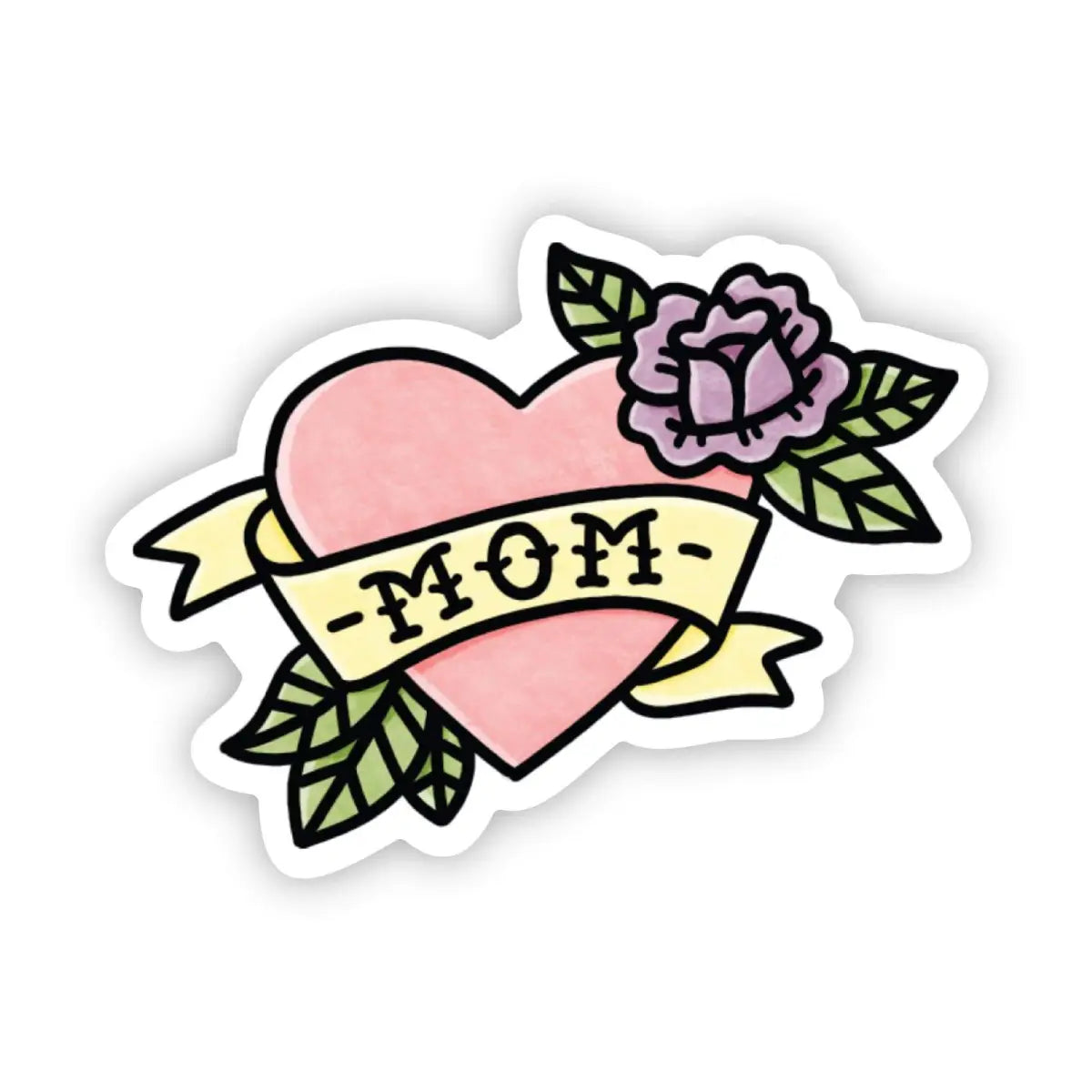 Vinyl Sticker - Mom Tattoo Heart - Big Moods