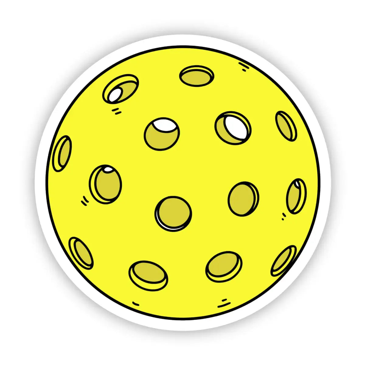 Vinyl Sticker - Pickleball - Big Moods