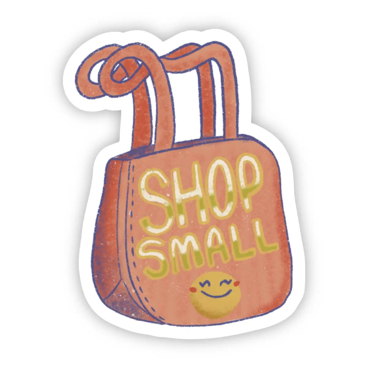 Vinyl Sticker - Shop Small Handbag - Big Moods