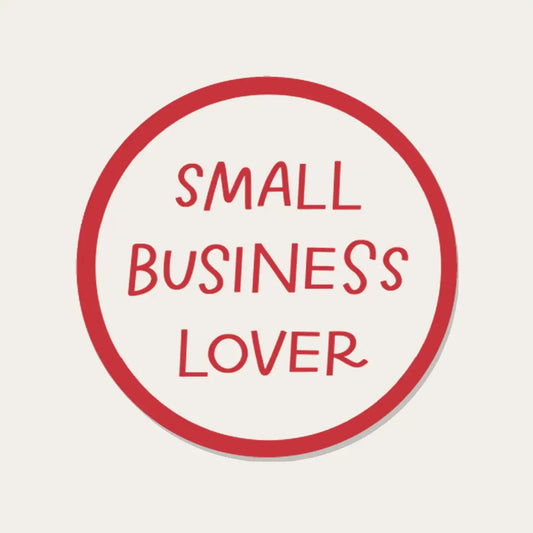 Vinyl Sticker - Small Business Love Shop Local - Just Follow Your Art