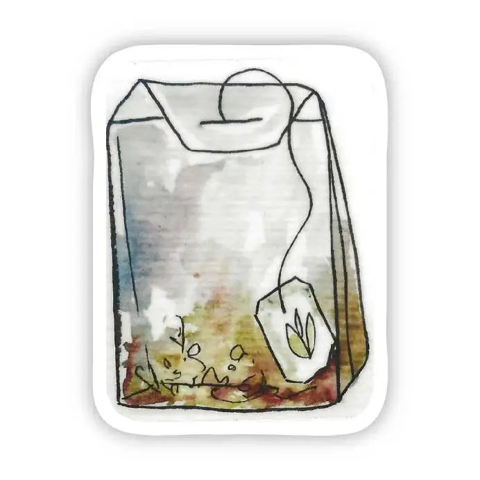 Vinyl Sticker - Tea Bag - Big Moods