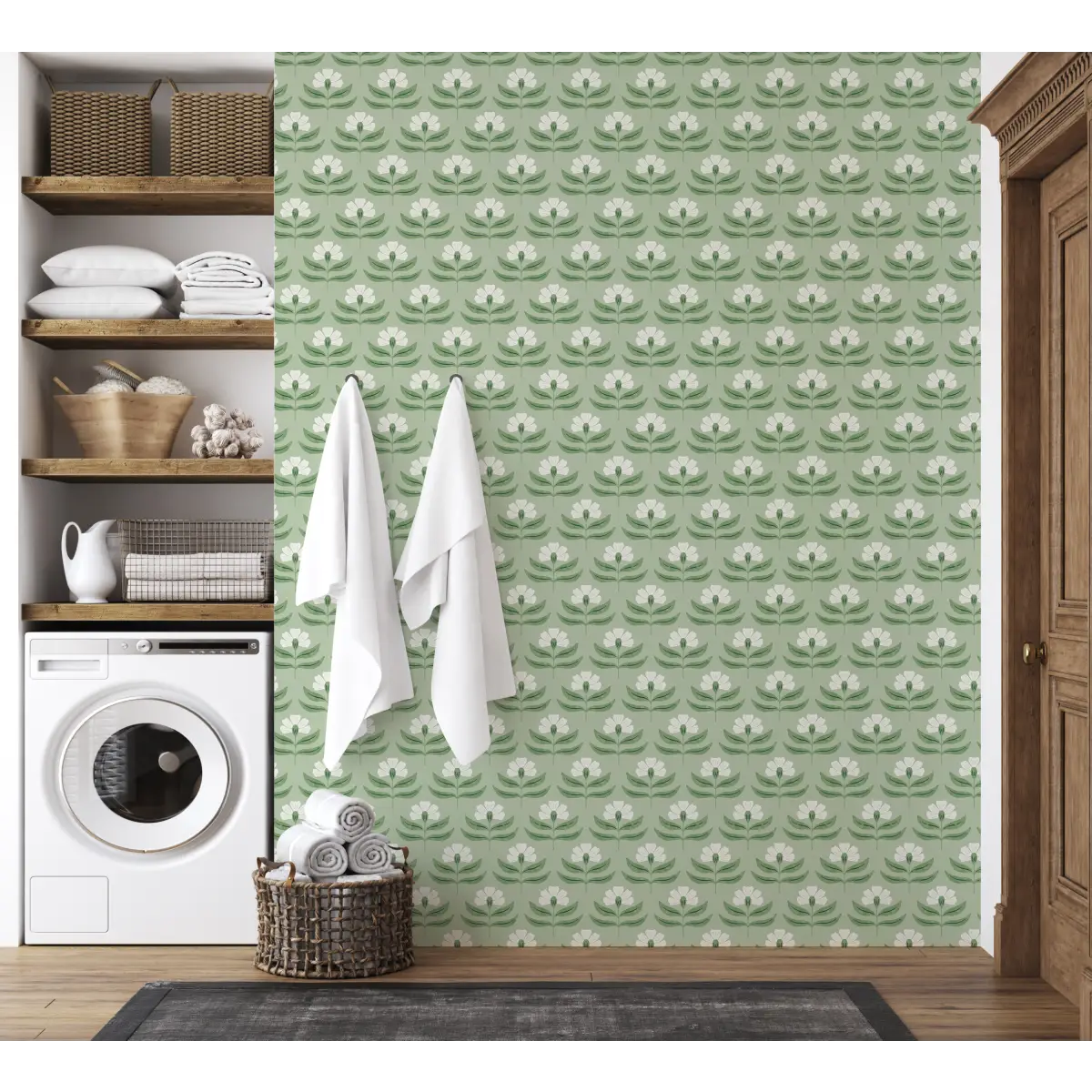 Viv Wallpaper - Bold Bloom - by Amanda Houston - Loomwell Home Goods