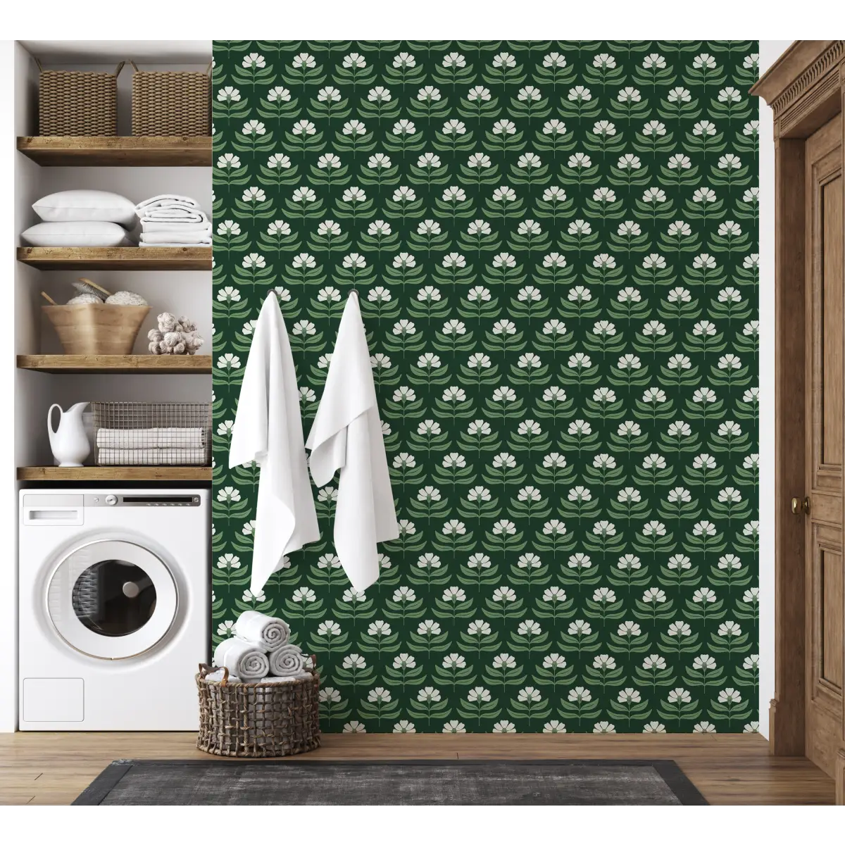Viv Wallpaper - Bold Bloom - by Amanda Houston - Loomwell Home Goods
