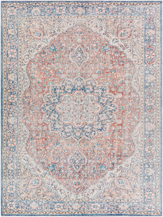 Wacousta Red&Blue Washable Rug