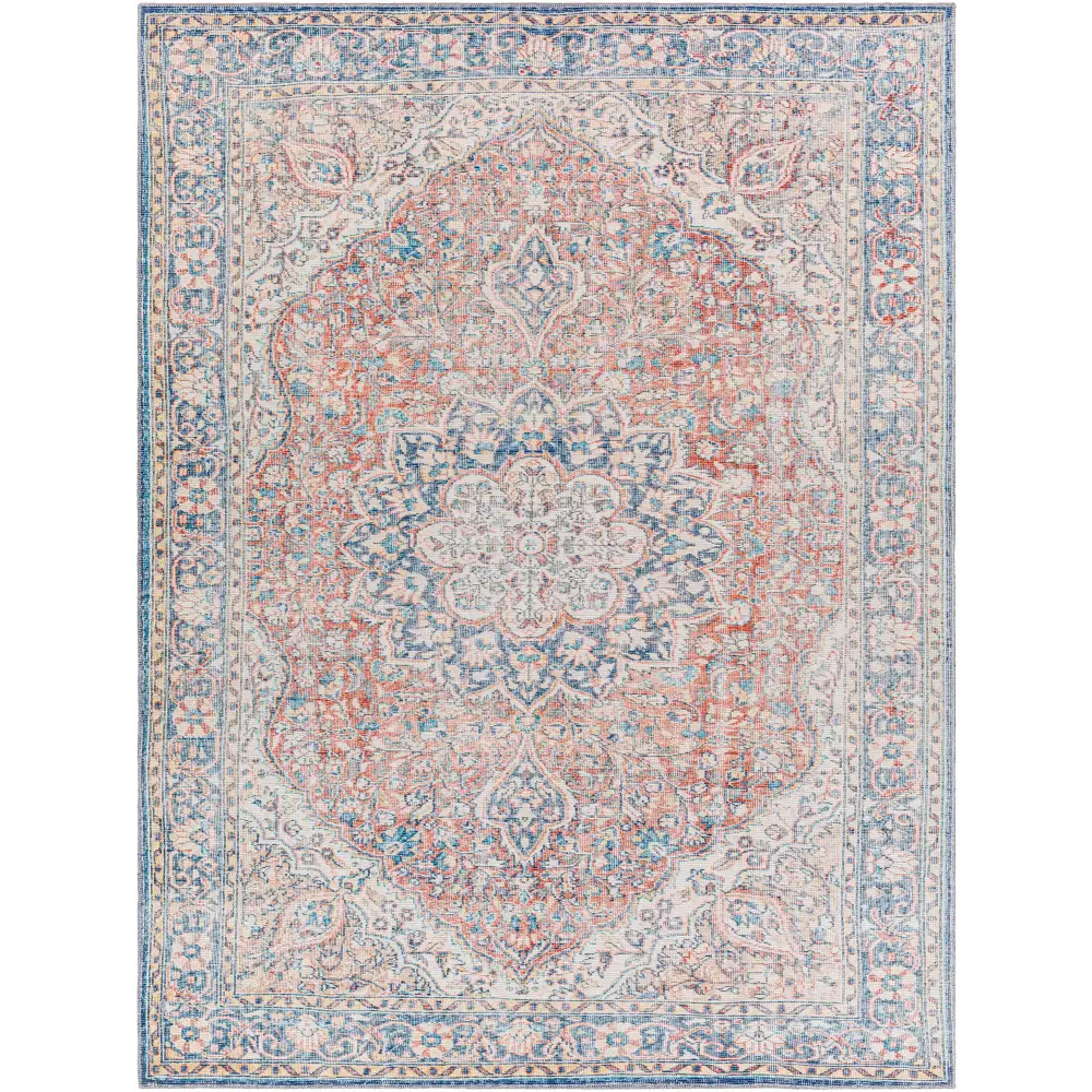 Wacousta Red&Blue Washable Rug - 7’10’’ x 10’2’’ Rectangle - Boutique Rugs