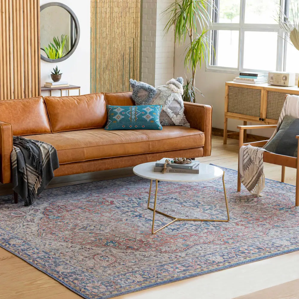 Wacousta Red&Blue Washable Rug - Boutique Rugs