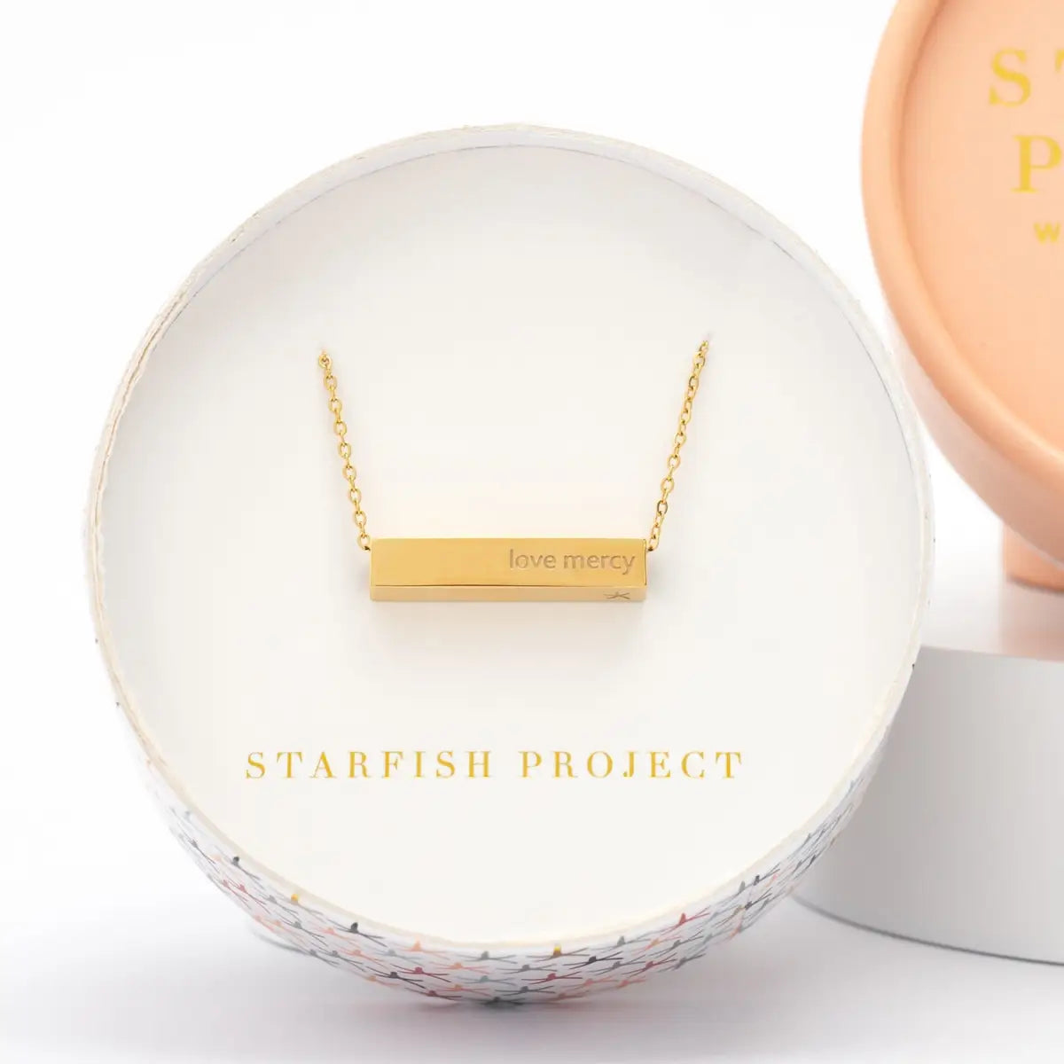 Walk Humbly Bar Necklace - Starfish Project
