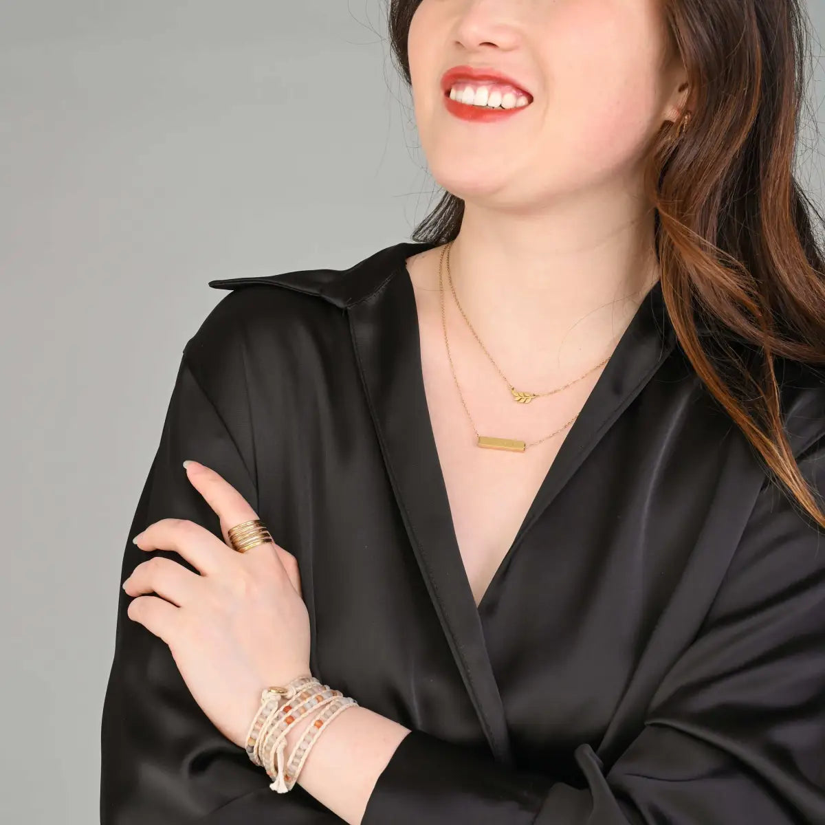 Walk Humbly Bar Necklace - Starfish Project
