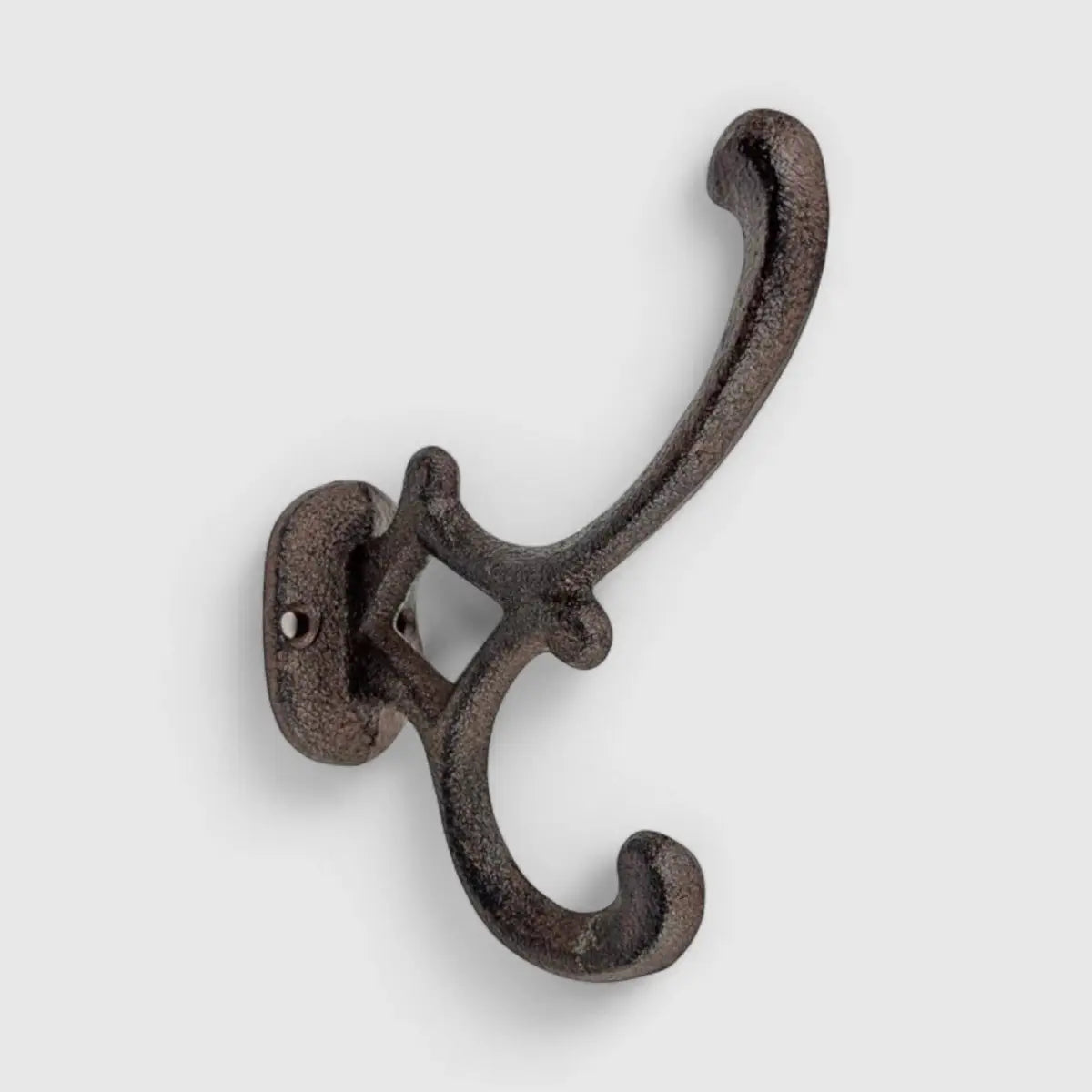 Vintage Wall Hook - Cast Iron for Coats Keys or Towels - Iron & Blossom