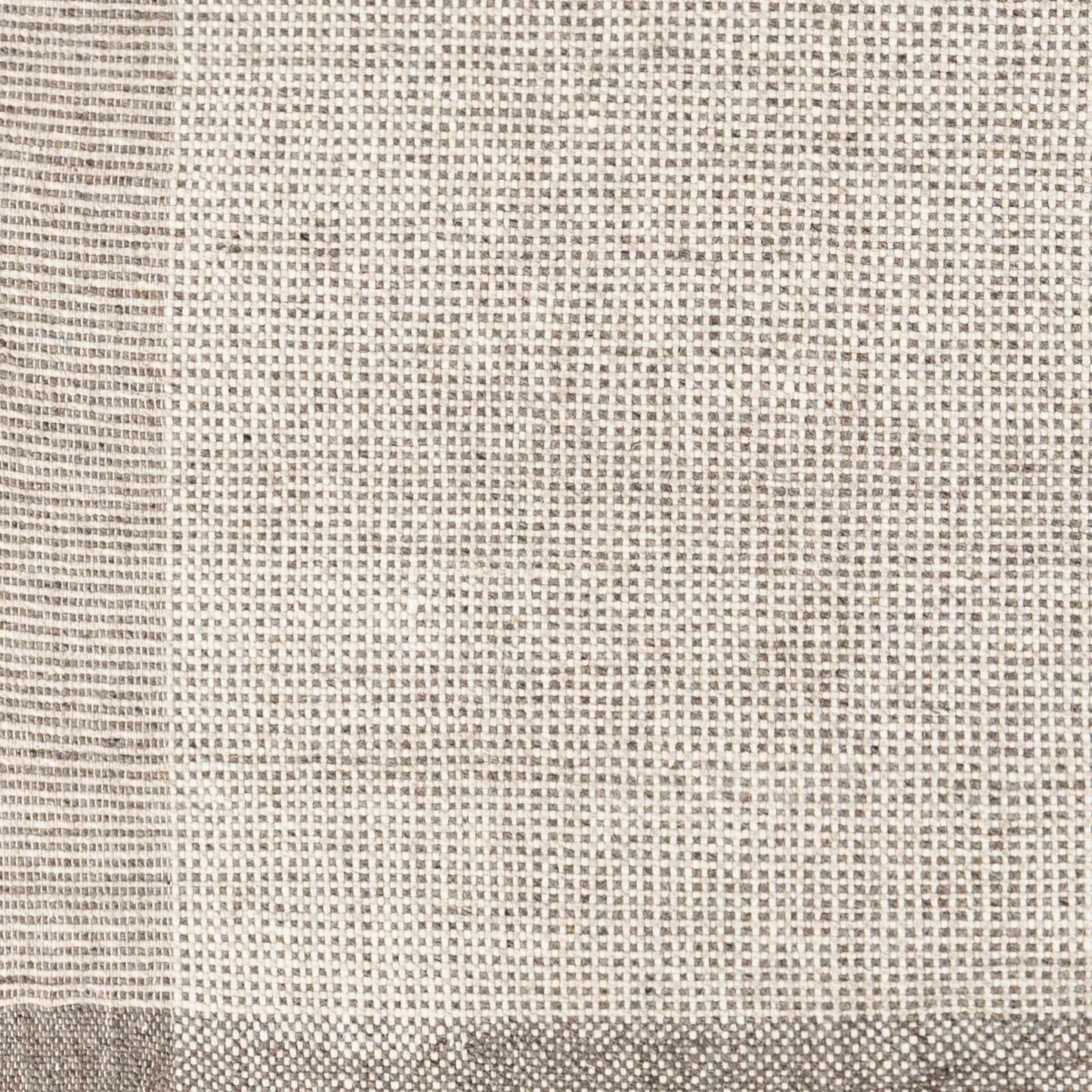 Beige Grid Flat Woven Wool Rug - Boutique Rugs