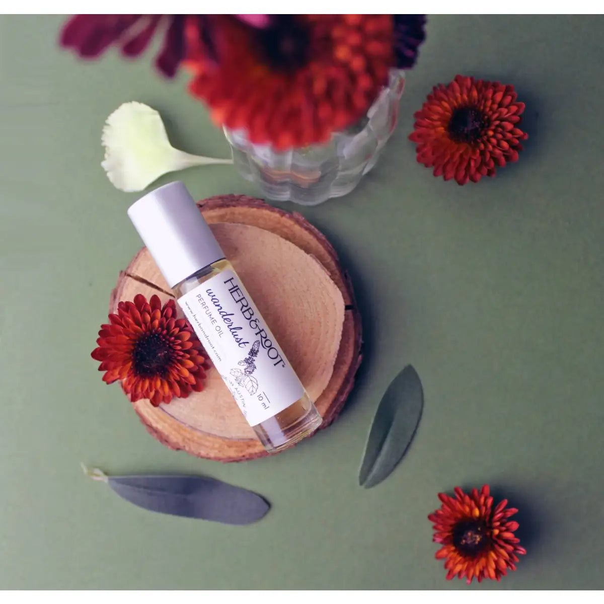 Perfume Oil Roller - Wanderlust - Patchouli and Frangipani - Herb & Root