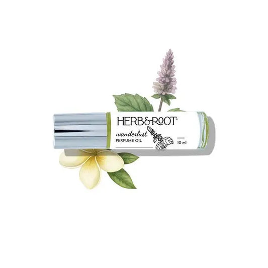 Perfume Oil Roller - Wanderlust - Patchouli and Frangipani - Herb & Root