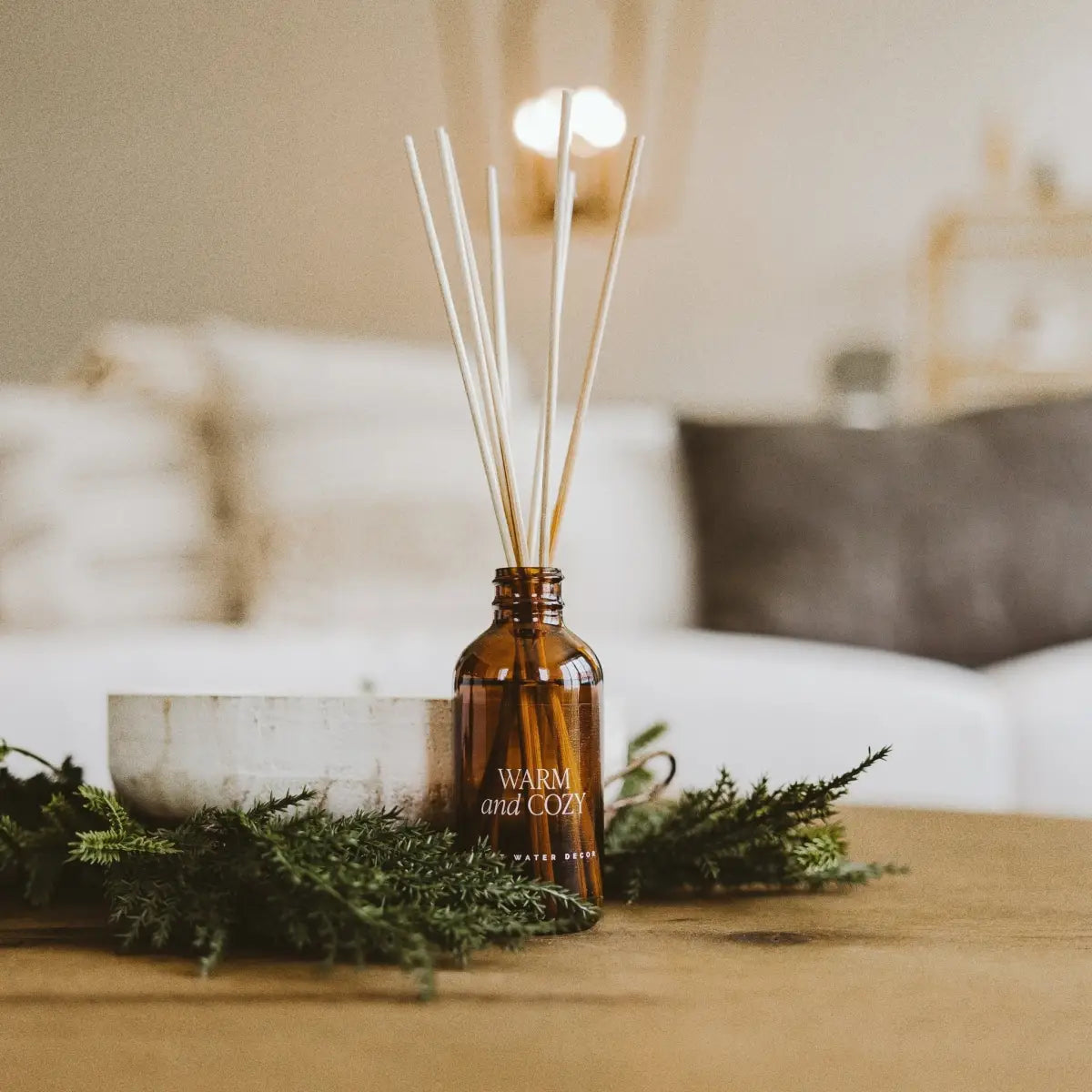 Warm and Cozy Amber Reed Diffuser - Sweet Water Decor