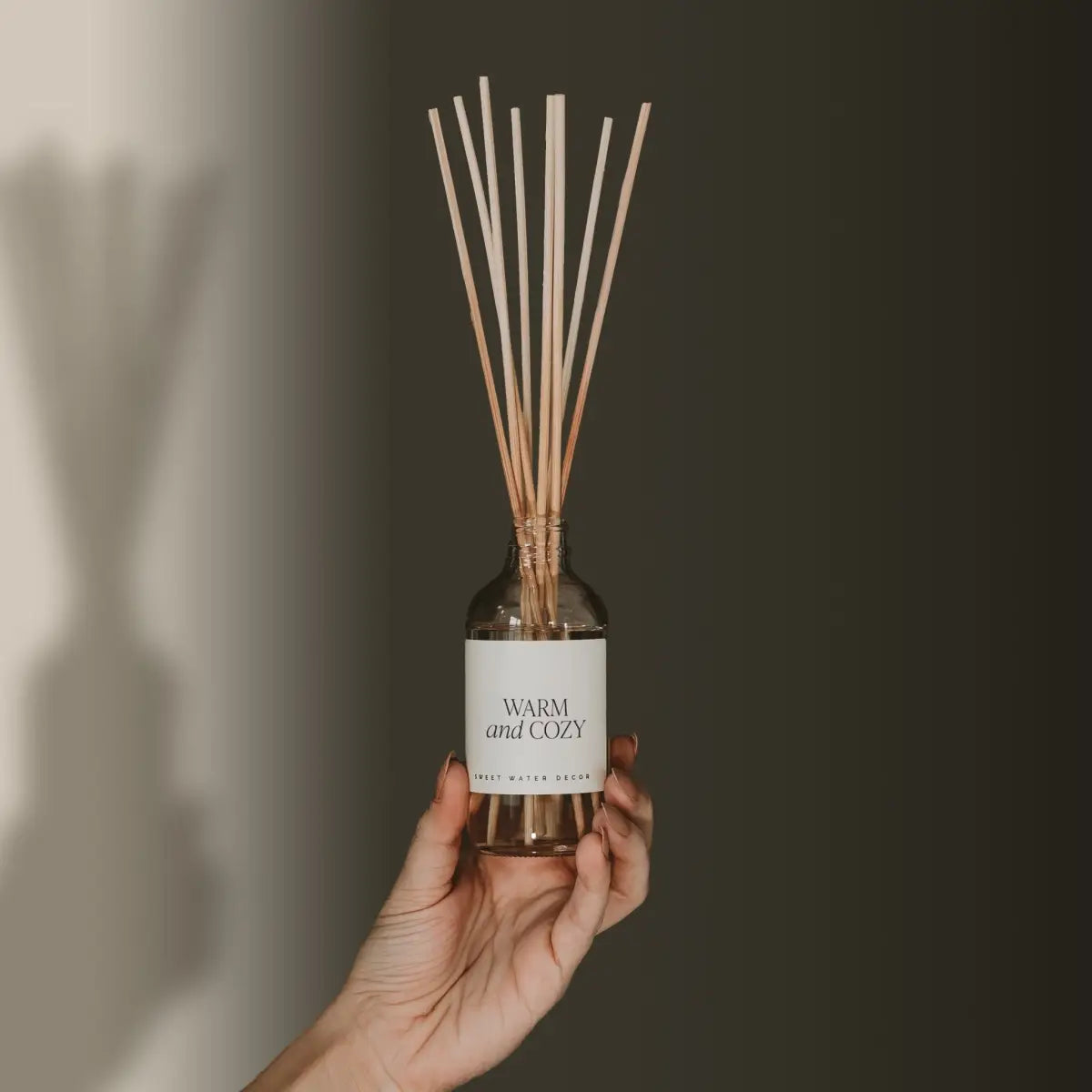 Warm and Cozy Clear Reed Diffuser - Sweet Water Decor
