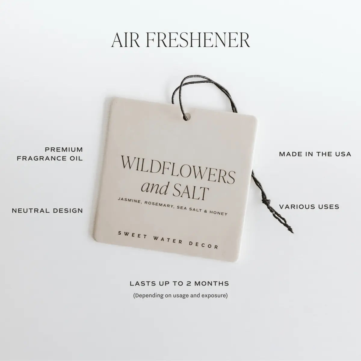 Warm and Cozy Hanging Air Freshener - Sweet Water Decor