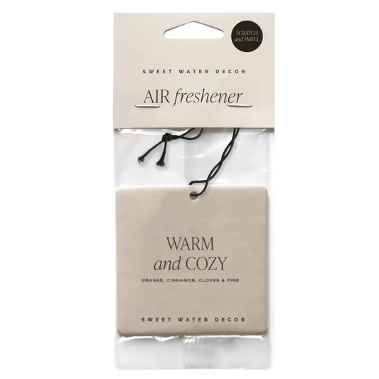 Warm and Cozy Hanging Air Freshener - Sweet Water Decor