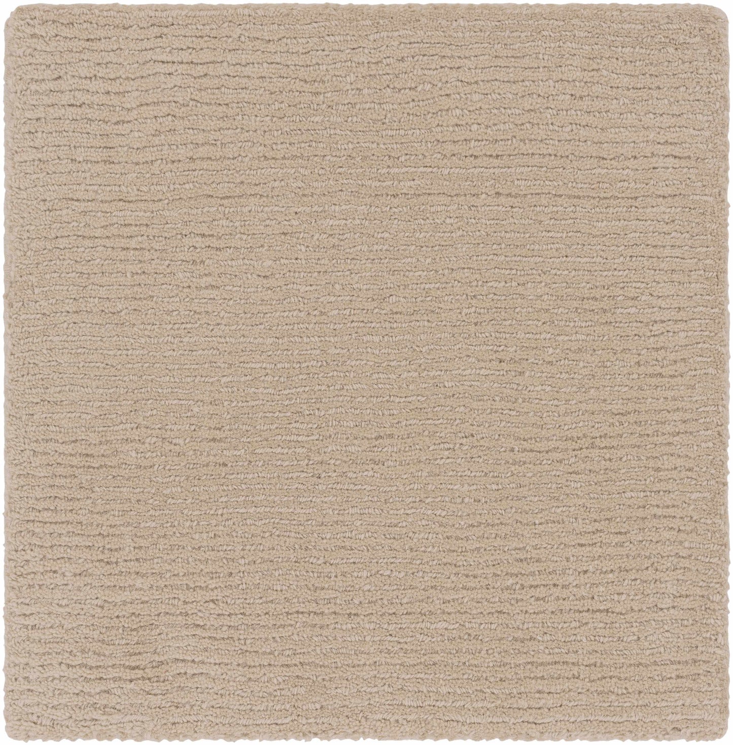 Brockton Solid Tan Wool Rug