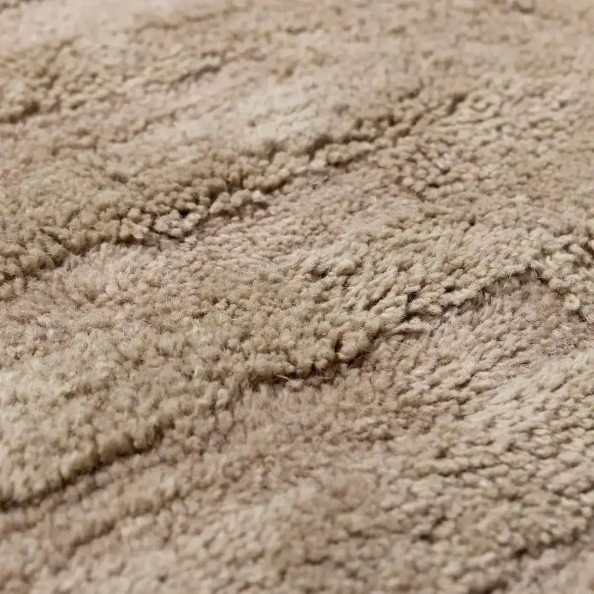 Washable Handmade Wool Rug - Brown - 2’ x 3’ Rectangle - Boutique Rugs