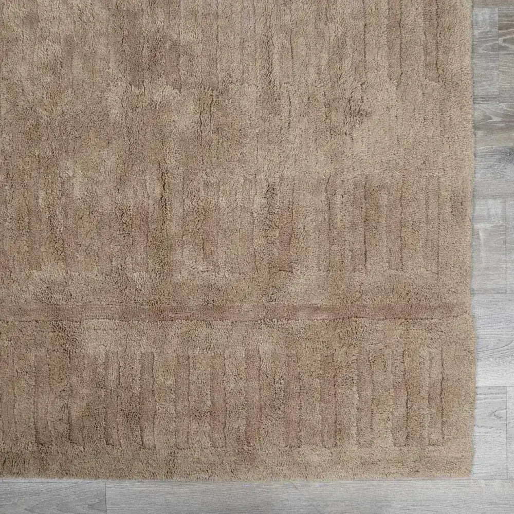Washable Handmade Wool Rug - Brown - Boutique Rugs