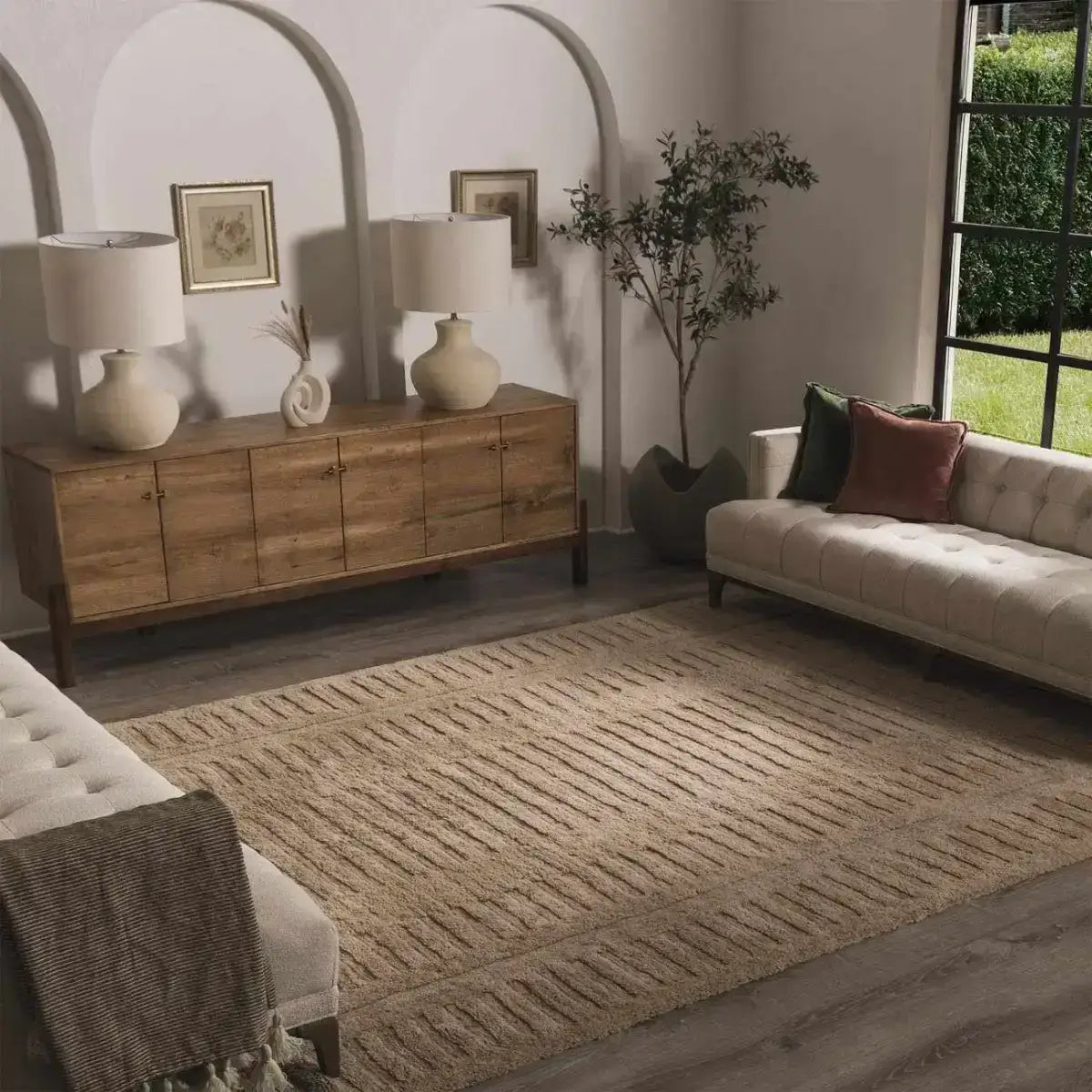 Washable Handmade Wool Rug - Brown - Boutique Rugs