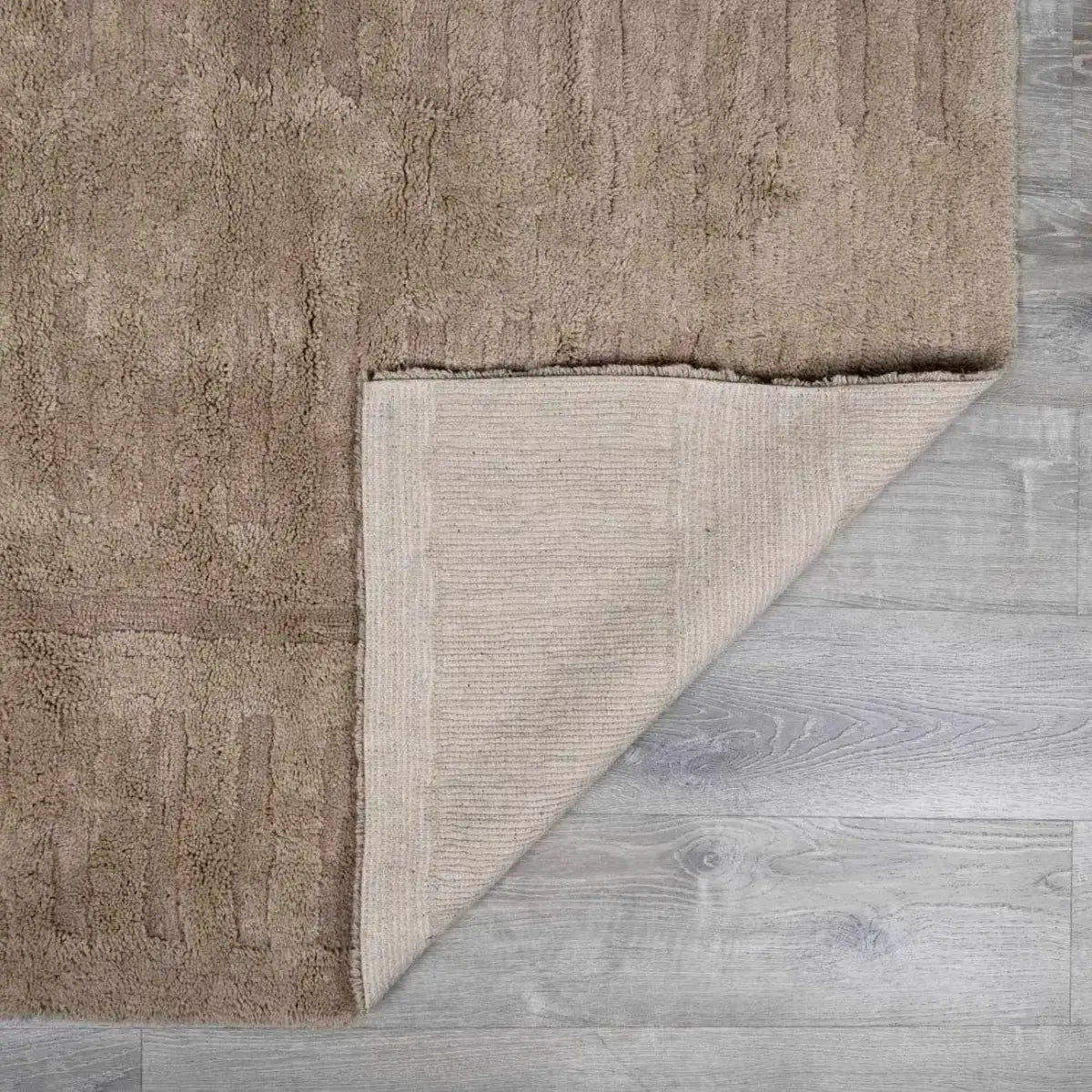 Washable Handmade Wool Rug - Brown - Boutique Rugs