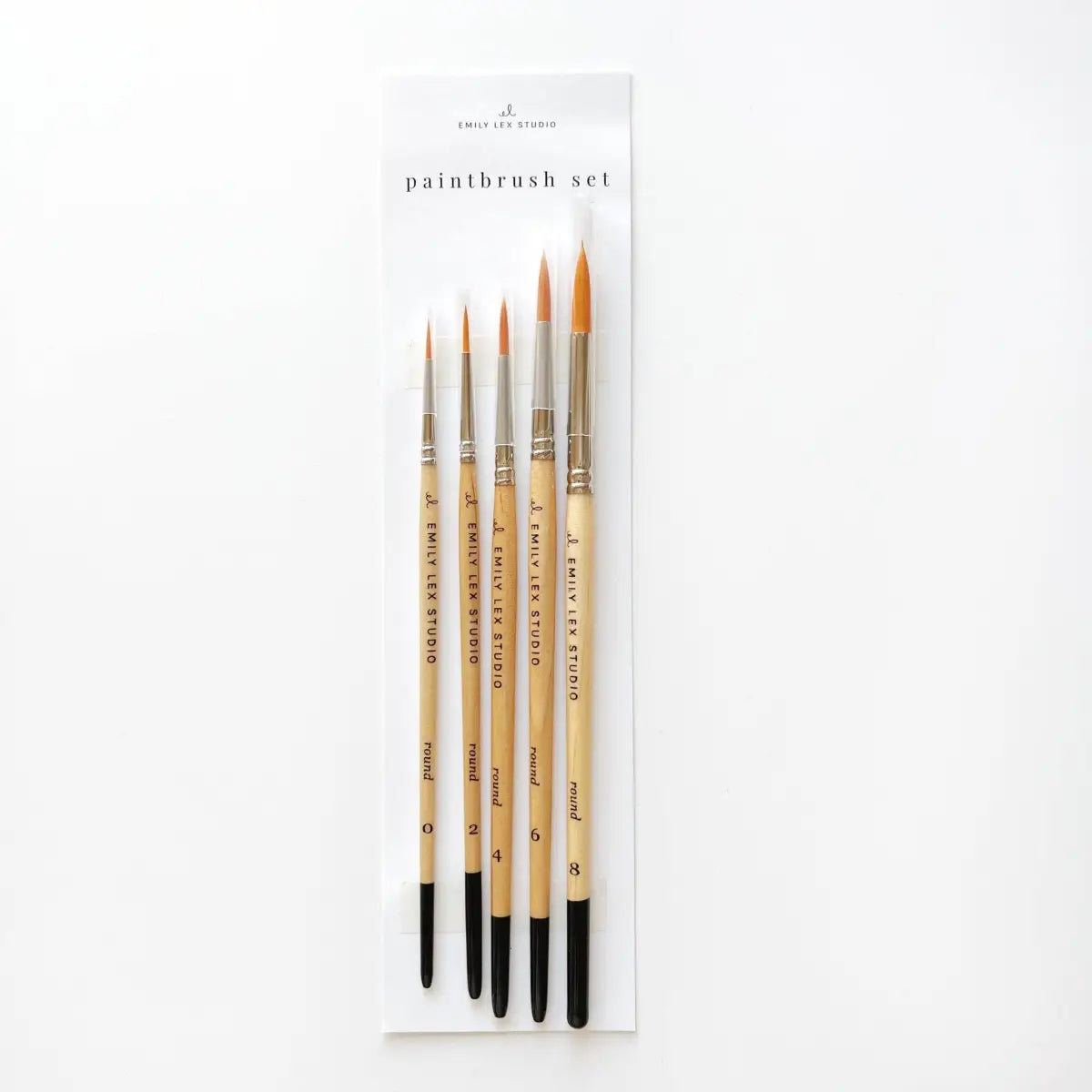 Watercolor Paintbrush Set - emily lex studio