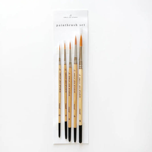 Watercolor Paintbrush Set - emily lex studio