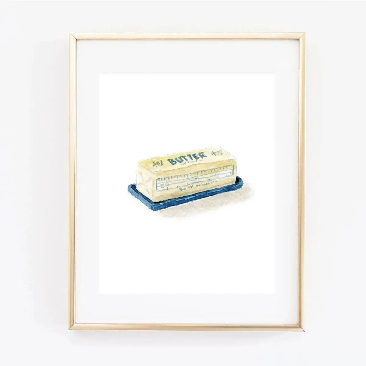 Watercolor Print - Butter - emily lex studio