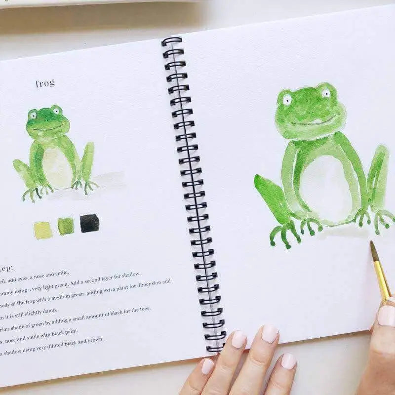 Watercolor Workbook - Animals - Emily Lex - emily lex studio