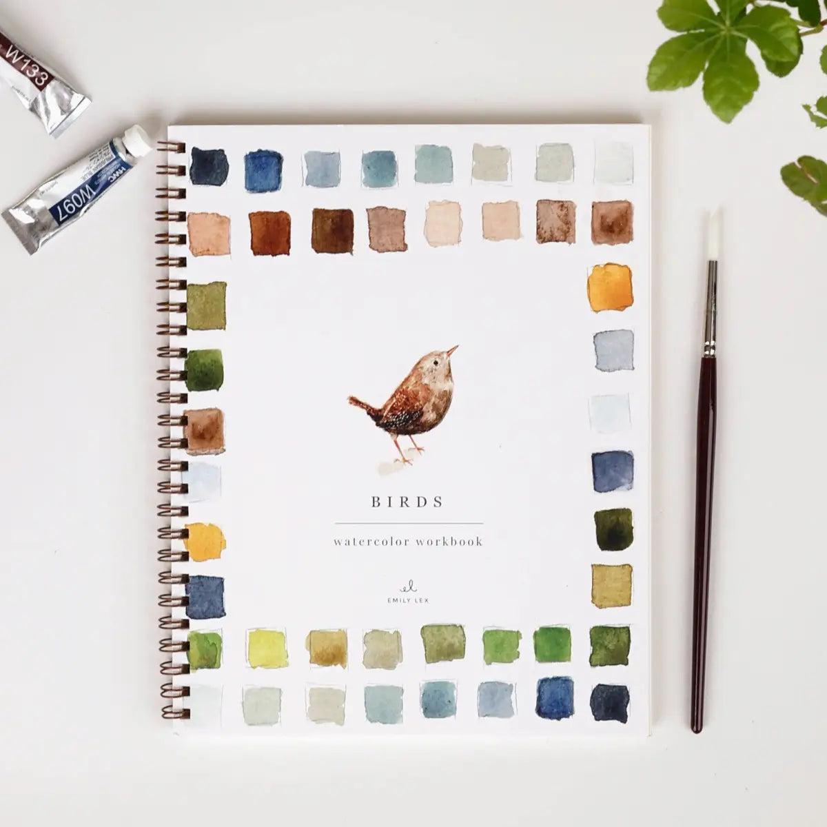 Watercolor Workbook - Birds - Emily Lex - emily lex studio