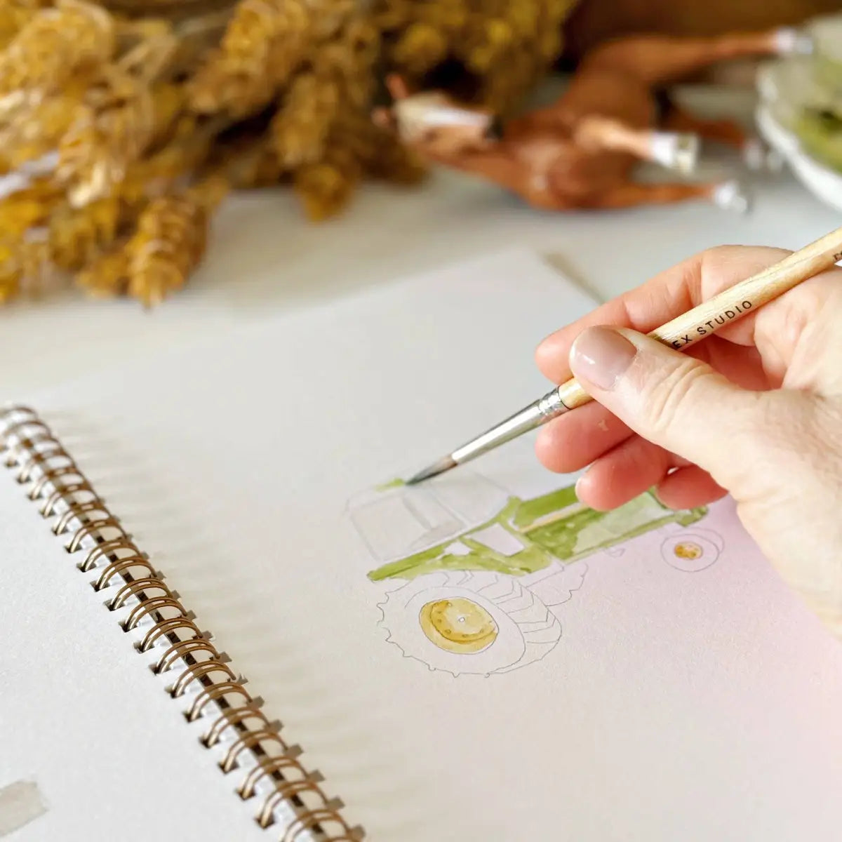 Watercolor Workbook - Farm - Emily Lex - emily lex studio