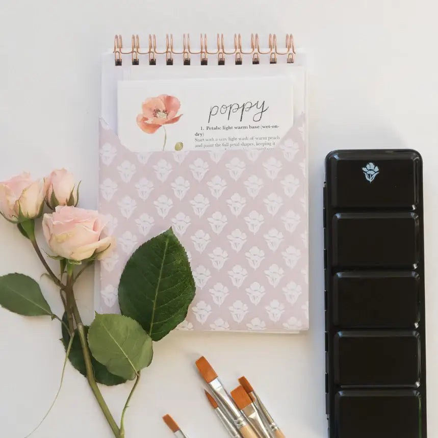 Watercolor Workbook - Flowers - Bailey Rae Studio