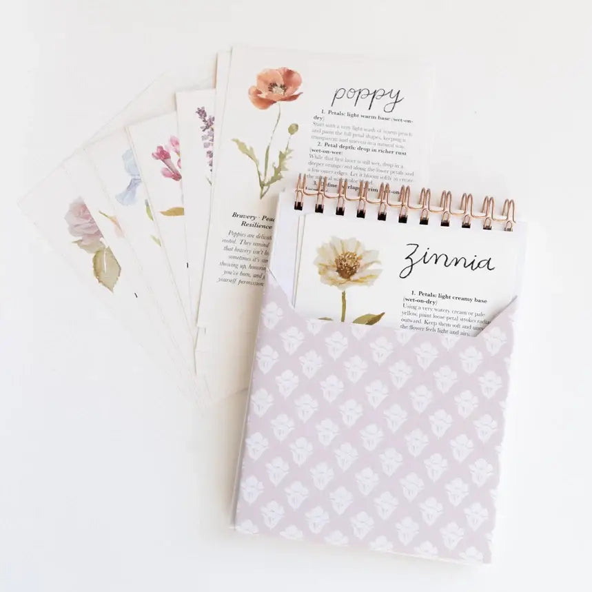 Watercolor Workbook - Flowers - Bailey Rae Studio