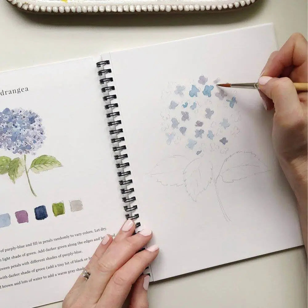 Watercolor Workbook - Flowers - Emily Lex - emily lex studio
