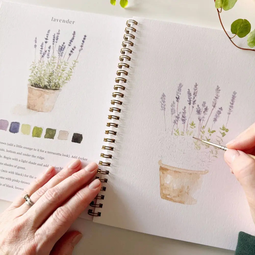 Watercolor Workbook - Garden - Emily Lex - emily lex studio