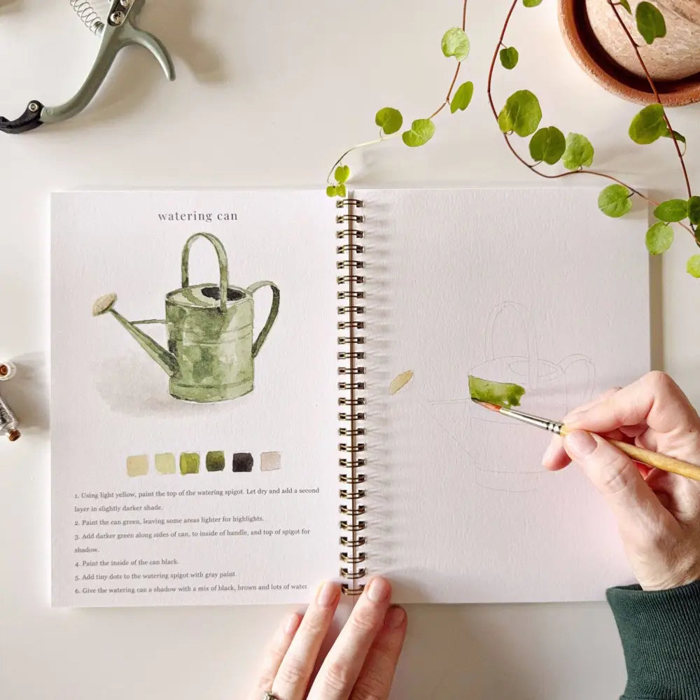 Watercolor Workbook - Garden - Emily Lex - emily lex studio
