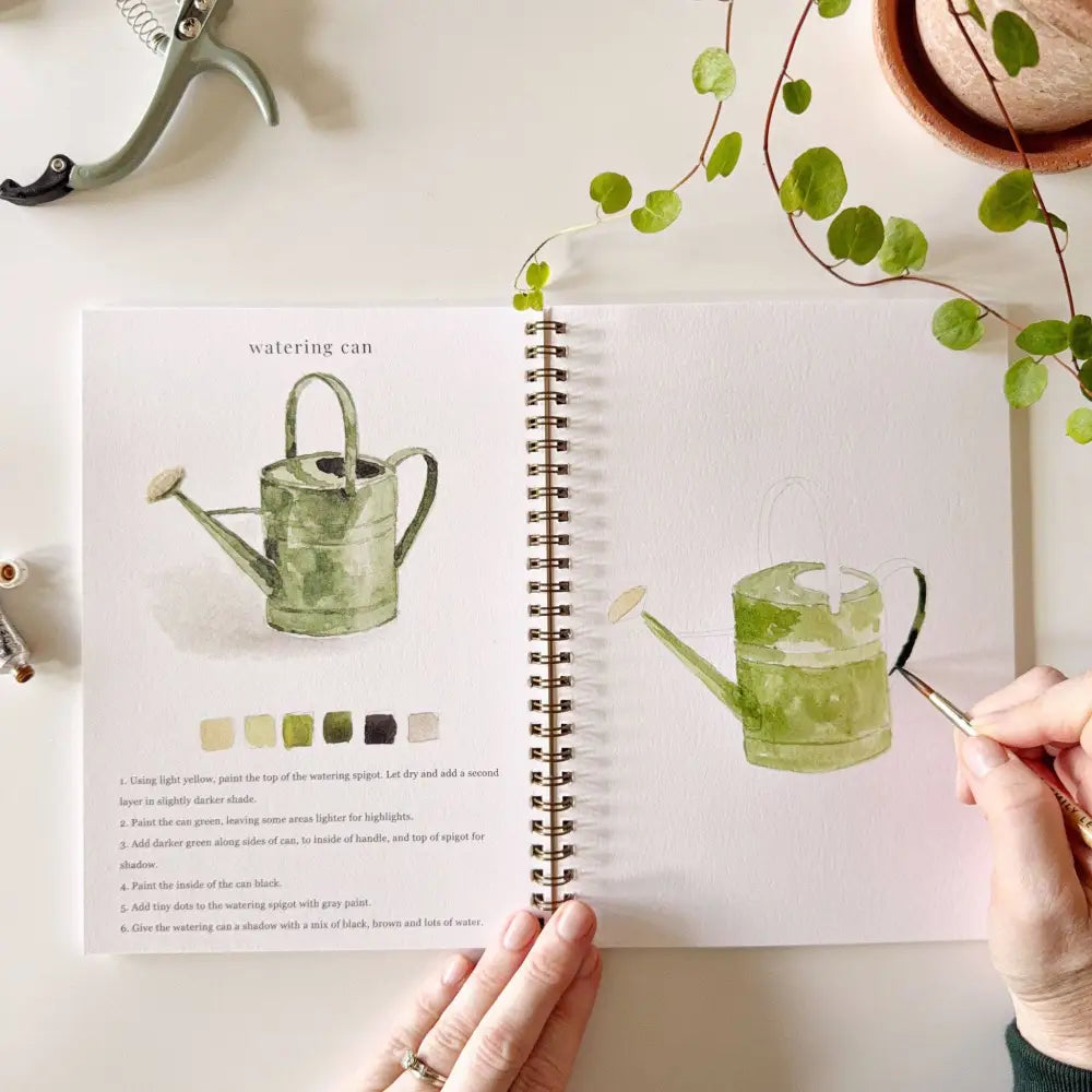 Watercolor Workbook - Garden - Emily Lex - emily lex studio