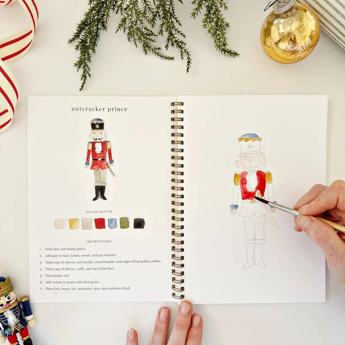 Watercolor Workbook - Nutcracker - Emily Lex - emily lex studio