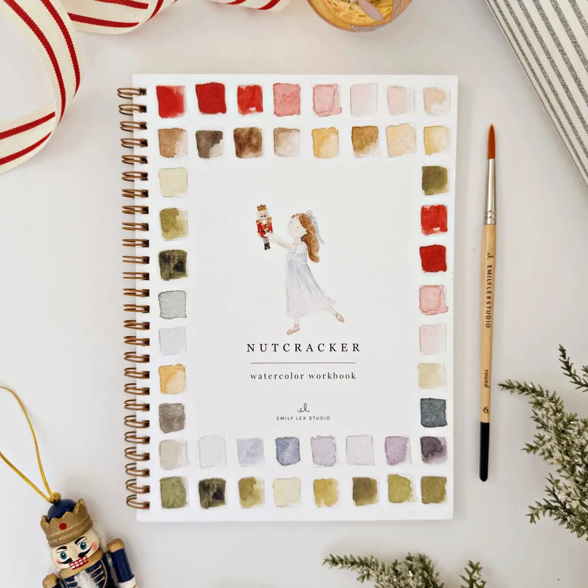 Watercolor Workbook - Nutcracker - Emily Lex - emily lex studio