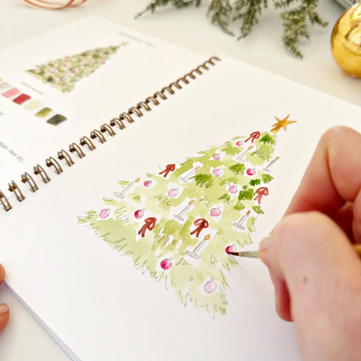 Watercolor Workbook - Nutcracker - Emily Lex - emily lex studio